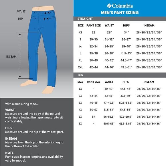 Columbia Men's Omni-Tech Powder Stash Ski Snow Waterproof Pants - Size: 4X - Picture 14 of 15
